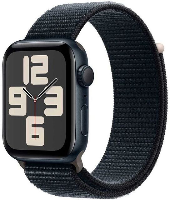 Apple Watch SE 2023 40 мм Тёмная ночь, спортивный ремешок Loop цвета тёмная ночь