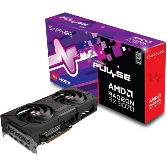 Видеокарта Sapphire 11349-03-20G AMD Radeon RX 9070 16GB