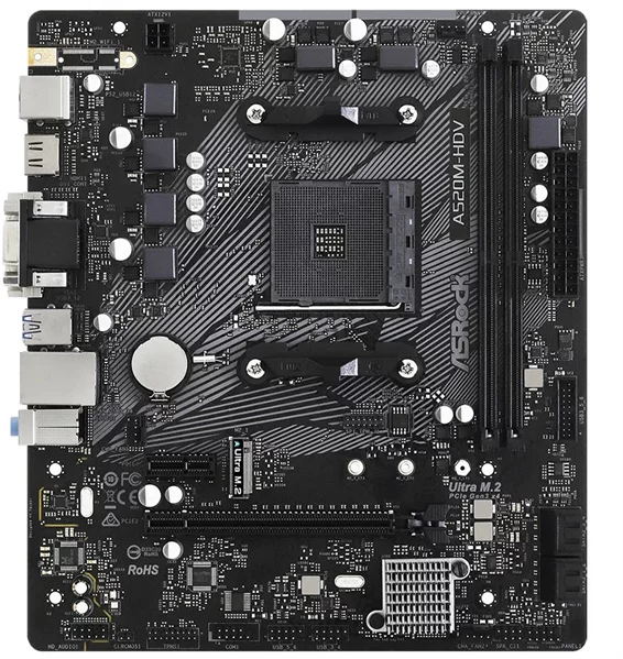 Материнская плата ASROCK A520M-HDV
