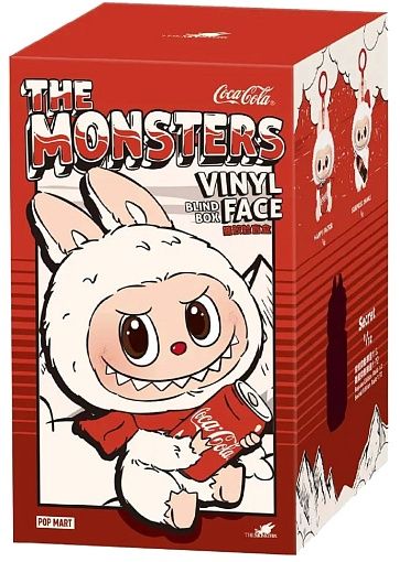 Коллекционная фигурка Labubu The Monsters Coca-Cola - Vinyl Face (Pop Mart)