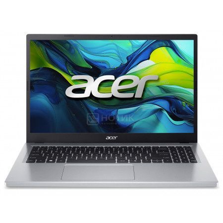 Ноутбук Acer Aspire Go 15 (Intel Core i3-N305/ DDR5 8GB/ SSD 128GB/ 15.6 FHD IPS/ Intel UHD Серебрис