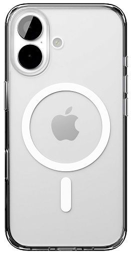 Чехол защитный VLP Diamond Case с MagSafe для iPhone 17, прозрачный