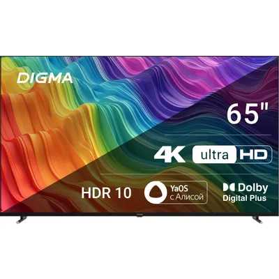 Телевизор Digma DM-LED65UBB33 65″ LED 4K 60 Гц черный
