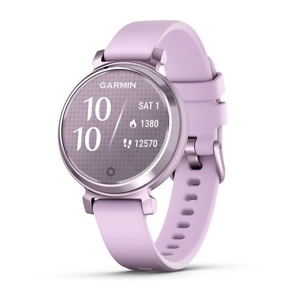 Умные часы Garmin Lily 2 Сиреневые / Сиреневый силиконовый ремешок