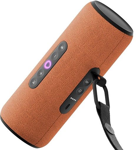 Умная портативная колонка Яндекс Станция Стрит, оранжевый