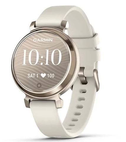 Умные часы Garmin Lily 2 Кремовое золото / Кокосовый силиконовый ремешок