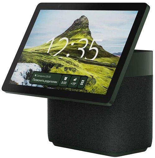 Умная колонка Яндекс Станция Дуо Макс с Zigbee,зеленый