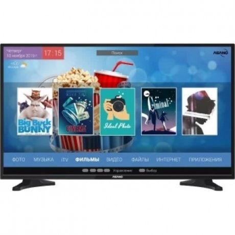 Телевизор ASANO 32LH7010T 32″ LED HD Ready черный