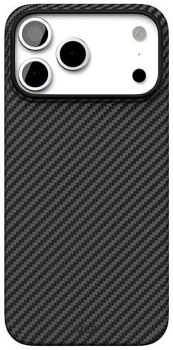 Чехол защитный VLP Kevlar Case с MagSafe для iPhone 17 Pro Max черный