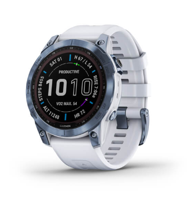 Часы Garmin Fenix 7 Sapphire Solar Mineral Blue 010-02540-25