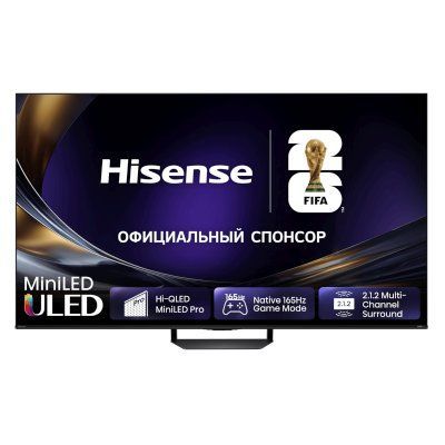 Телевизор Hisense 55U7S PRO 55″ QLED 4K 165 Гц черный