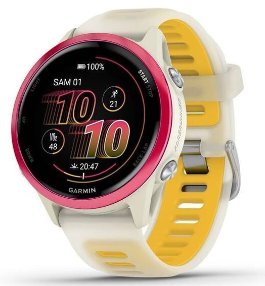 Умные часы Garmin Forerunner 570 42 мм Костяные / Малиновые / Манго 010-02970-02