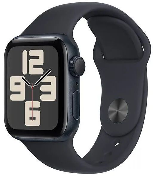 Apple Watch SE 2023 44 мм Тёмная ночь, спортивный ремешок Band цвета тёмная ночь