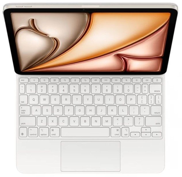 Клавиатура Apple Magic Keyboard для iPad Air 11 (M3/M2/4-го и 5-го поколения), белая (MDFV4)