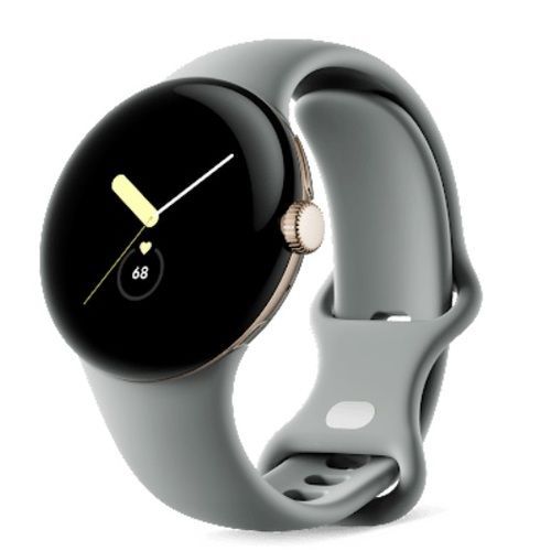 Умные часы Goole Pixel Watch 41mm «золотистый шампанский» корпус, ремешок цвета «орешник»