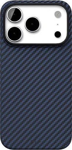 Чехол защитный VLP Kevlar Case с MagSafe для iPhone 17 Pro, синий