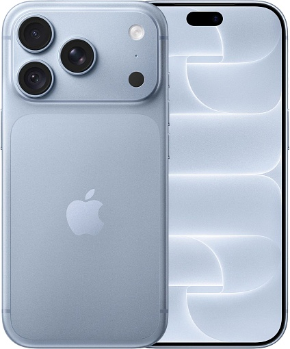 Смартфон Apple iPhone 18 Pro 1 ТБ Голубой (Glacier) (Nano-SIM+Nano-SIM)