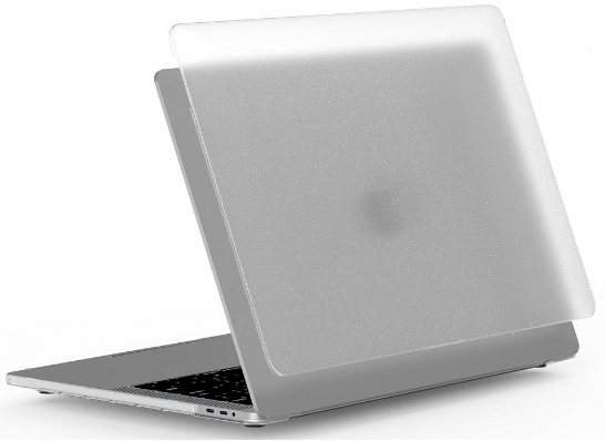 Чехол-накладка Tough shell на MacBook Pro 14" прозрачный