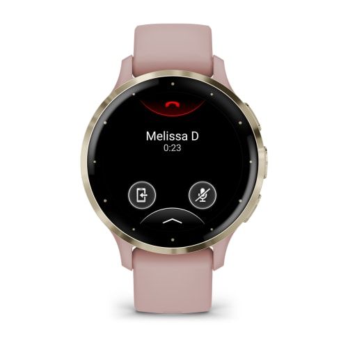  Часы Garmin Venu 3S розовые с золотистым безелем 010-02785-03 