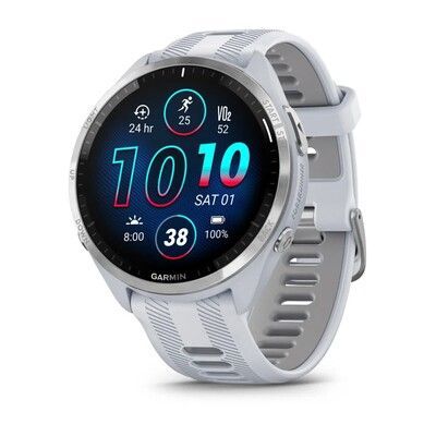 Умные часы Garmin Forerunner 965 Белые / Белый ремешок 010-02809-11
