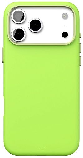 Чехол защитный VLP Aster Pro Case с MagSafe для iPhone 17 Pro Max лайм