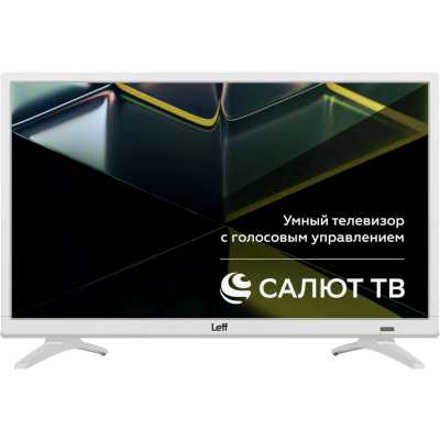 Телевизор LEFF 24H691T 24″ LED HD Ready белый