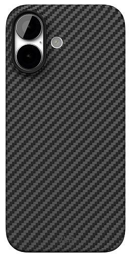 Чехол защитный VLP Kevlar Case с MagSafe для iPhone 17, черный
