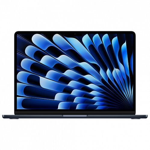Apple MacBook Air 13" (M3, 8C CPU/8C GPU, 2024), 8 ГБ, 256 ГБ SSD, «полуночный черный» MRXV3