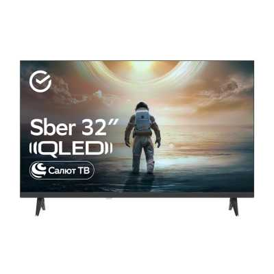 Телевизор Sber SDX-32FQ6031 32″ QLED Full HD черный