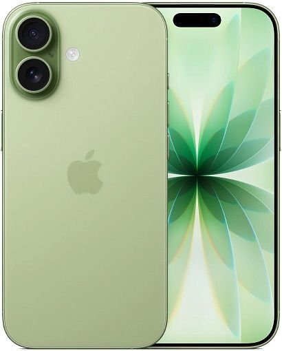 Смартфон Apple iPhone 17 256GB Зеленый (eSIM)