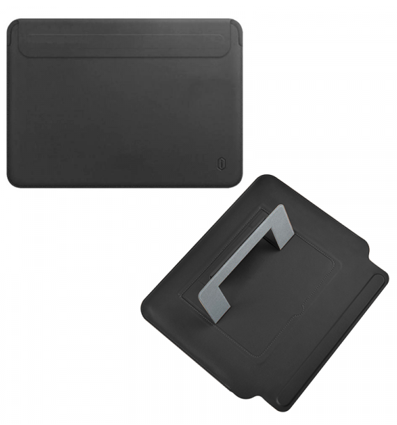 Чехол из искусственной кожи WIWU SKIN PRO II для MacBook Air/Pro 13.6", черный