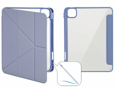 Чехол-книжка Smart Case Crystal Folio для iPad Air 13" (2024), лавандово-серый
