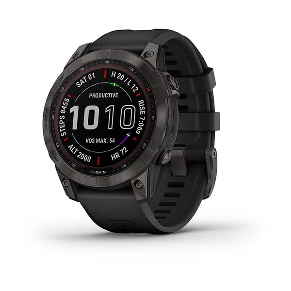 Часы Garmin Fenix 7 Sapphire Solar Grey 010-02540-21