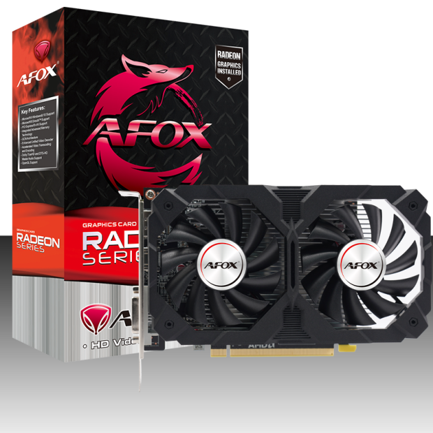 Видеокарта AFOX Radeon RX 550 2GB GDDR5 128bit ATX Dual Fan AFRX550-2048D5H2-V4