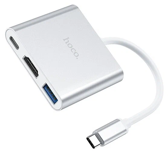 Адаптер Hoco Type-C to USB 3.0/HDMI/Type-C 2.0