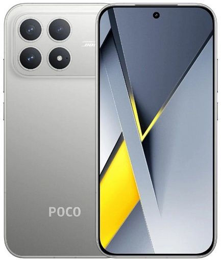Смартфон Poco F8 Pro 12/512 ГБ, серебристый
