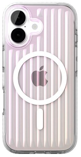 Чехол защитный VLP Pulse Case с MagSafe для iPhone 17, перламутровый