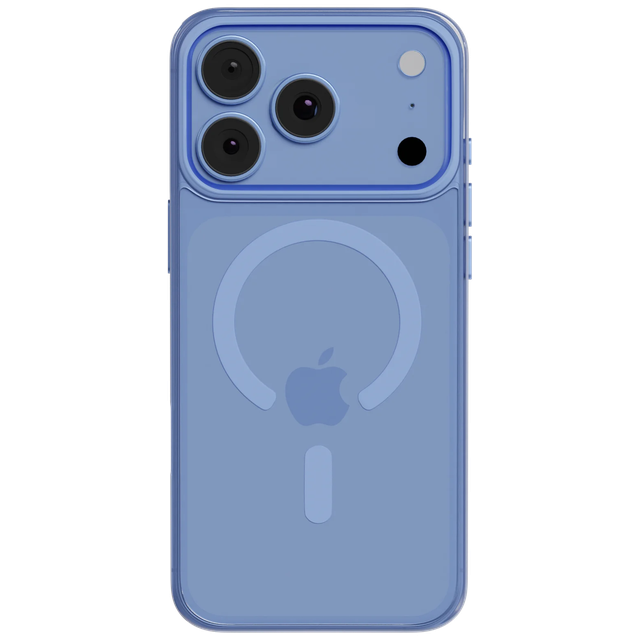 Чехол AceCase Crystal Shield с MagSafe для iPhone 18 Pro Max / 17 Pro Max Голубой