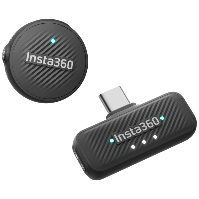 Беспроводной микрофон Insta360 Mic Air 1TX + 1RX Черный