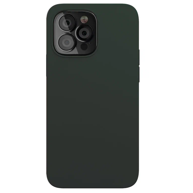 Чехол защитный vlp Silicone Case для iPhone 13 Pro, темно-зеленый