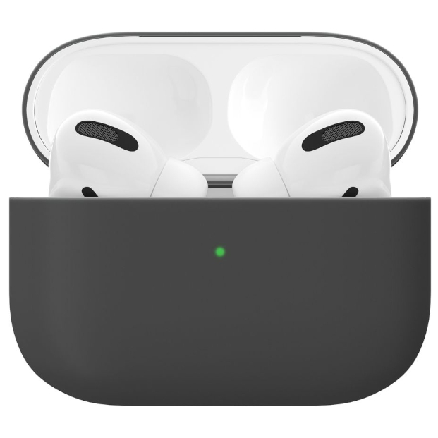 Чехол силиконовый vlp Soft Touch тонкий силикон для AirPods Pro, черный