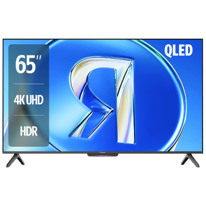 Телевизор Яндекс ТВ Станция Бейсик 65″ QLED 4K 60 Гц черный