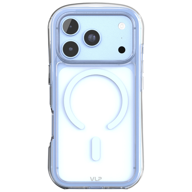 Чехол VLP Bubble Case с MagSafe для iPhone 18 Pro, голубой