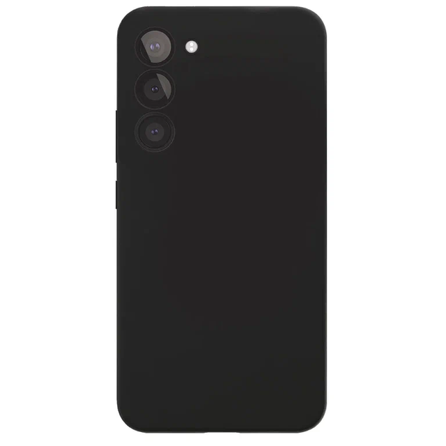 Чехол защитный vlp Silicone Case для Samsung Galaxy S23, черный