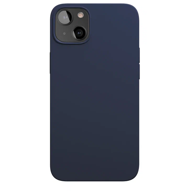 Чехол защитный vlp Silicone Case для iPhone 13, темно-синий