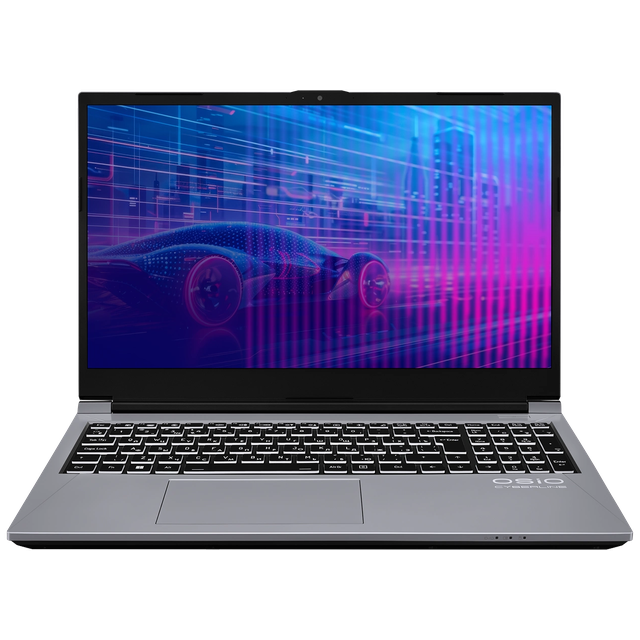 Ноутбук OSIO CyberLine C150i 15.6″ (i5-12600H, RTX4050) 16GB/512GB, серебристый, C150i-002