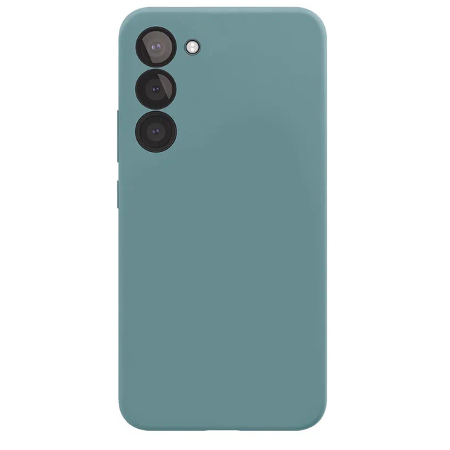 Чехол защитный vlp Silicone Case для Samsung Galaxy S23+, зеленый