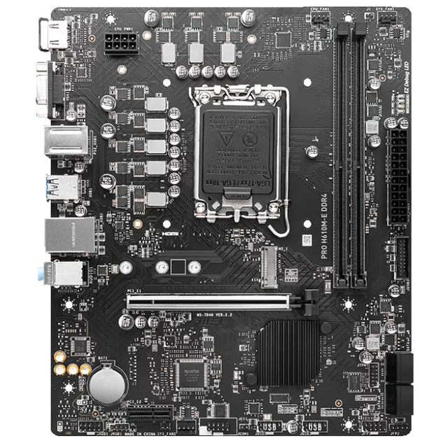 Материнская плата MSI PRO H610M-E DDR4