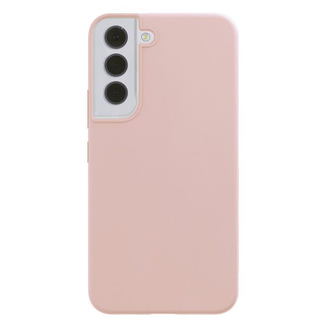 Чехол защитный vlp Silicone Case для Samsung Galaxy S22, светло-розовый