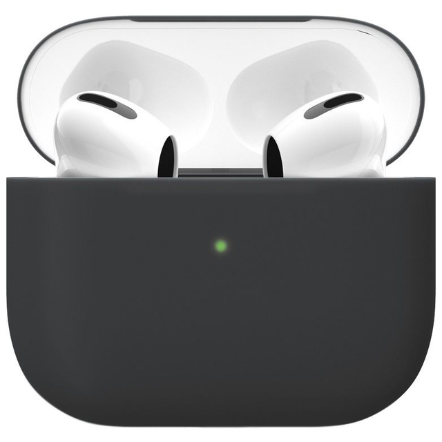 Чехол силиконовый vlp Soft Touch тонкий силикон для AirPods 3, черный